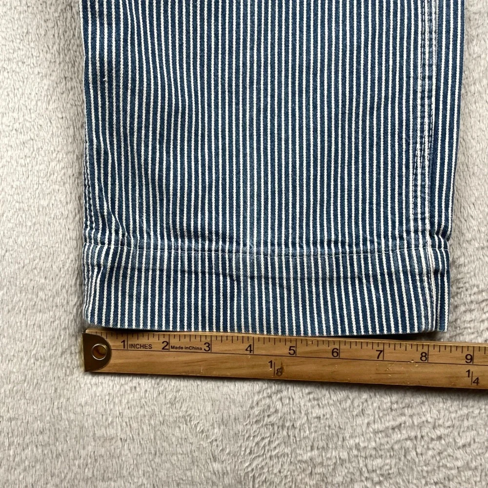 Stan Ray Carpenter Pants Mens 36x29 Blue Hickory Stripe Workwear USA Made READ